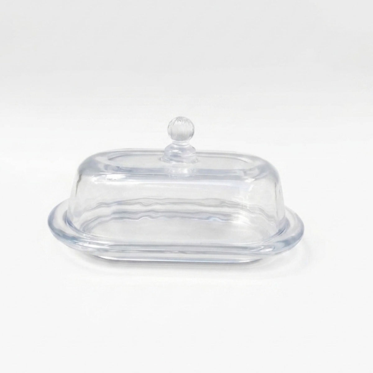 Mantequillera de Vidrio con Tapa - 19 cm