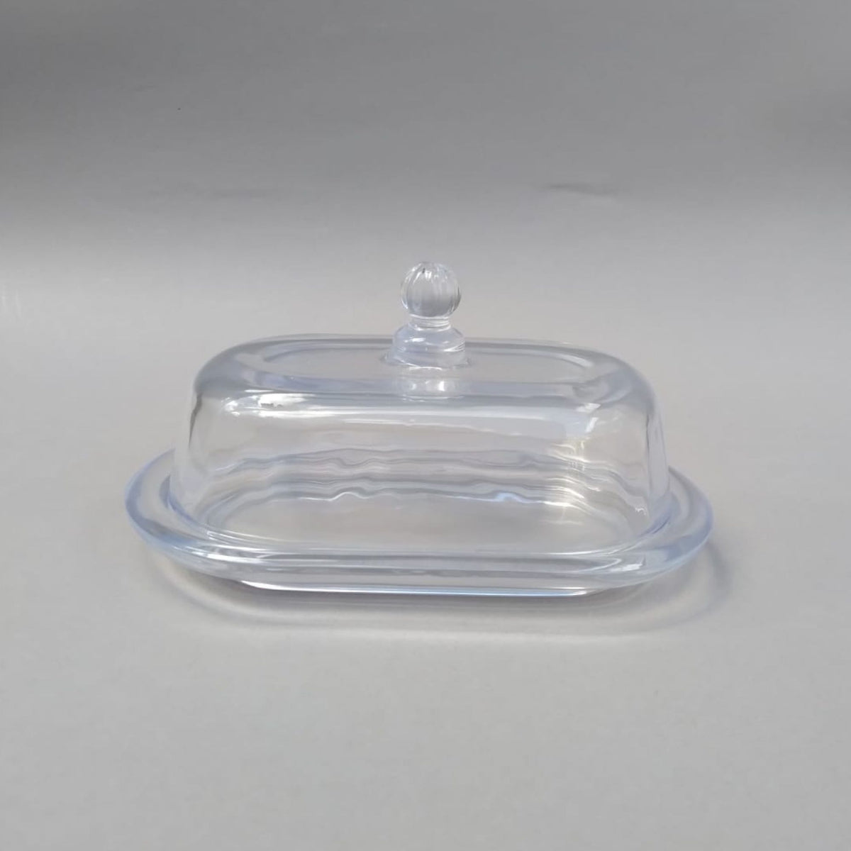 Mantequillera de Vidrio con Tapa - 19 cm