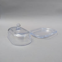 Mantequillera de Vidrio con Tapa - 19 cm