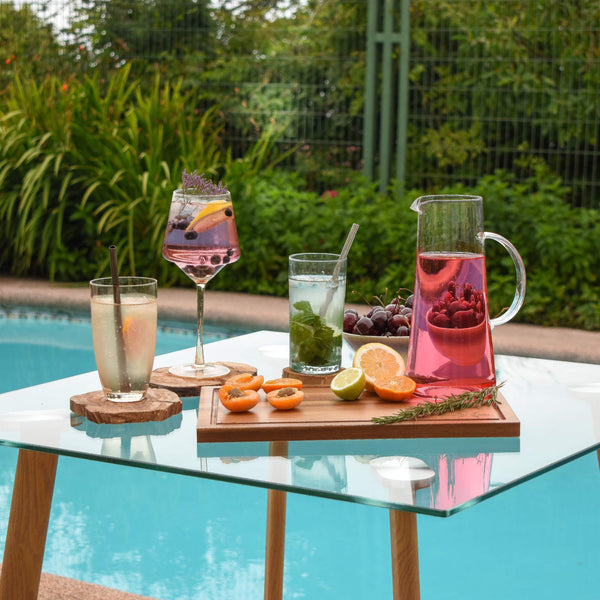 Mesa de Cristal 80x80cm - Decoexpress