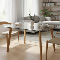 Mesa de Cristal 80x80cm