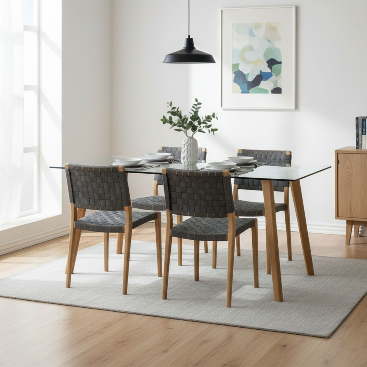 Mesa de comedor Cristal 140x80cm