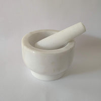 Mortero y Pistilo Mármol 300 mL - 13x8 cm