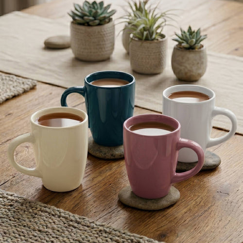 Mug Cerámica 320ml Colores Surtidos — Cuarto Palét 448 unidades