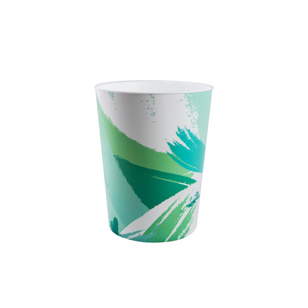 Papelero Sun Blanco verde 6LT - Decoexpress