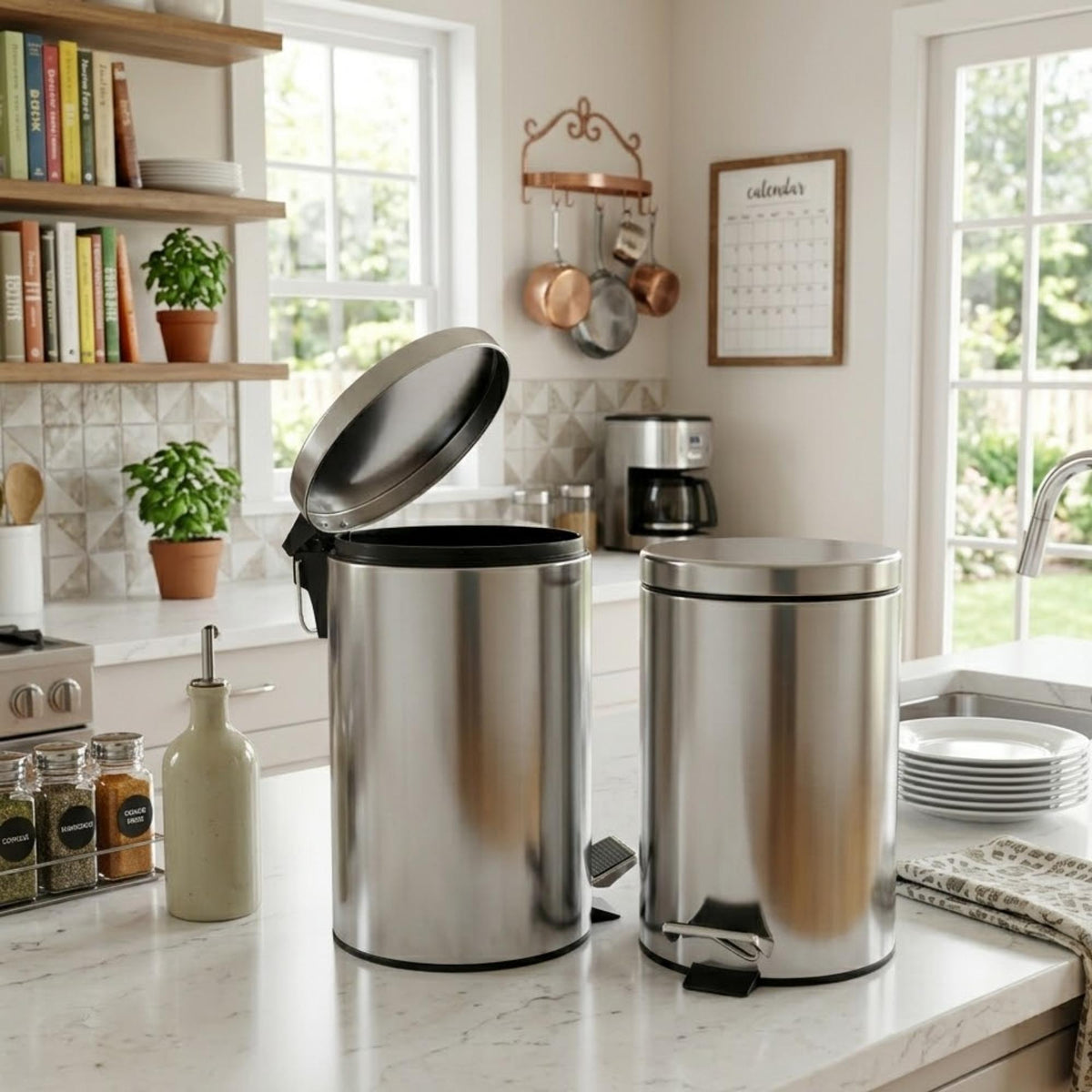 Papelero 5 LT Aluminio