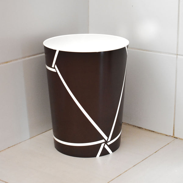 Papelero Sun Pardo 6LT - Decoexpress