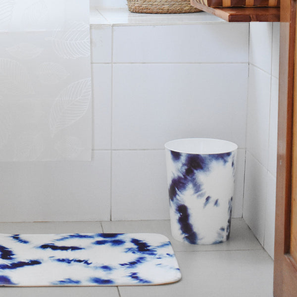 Papelero Sun Tie dye Azul 6LT - Decoexpress