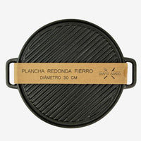 Plancha Redonda Fierro 30 Cm