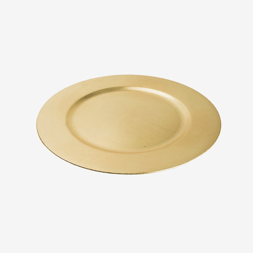 Plato Base Dorado Set 4 Pzs - Decoexpress