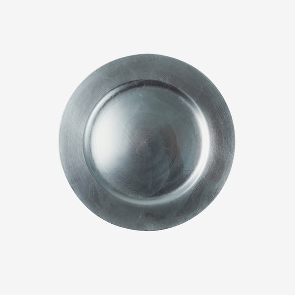Plato Base Plateado Set 4 Pzs - Decoexpress