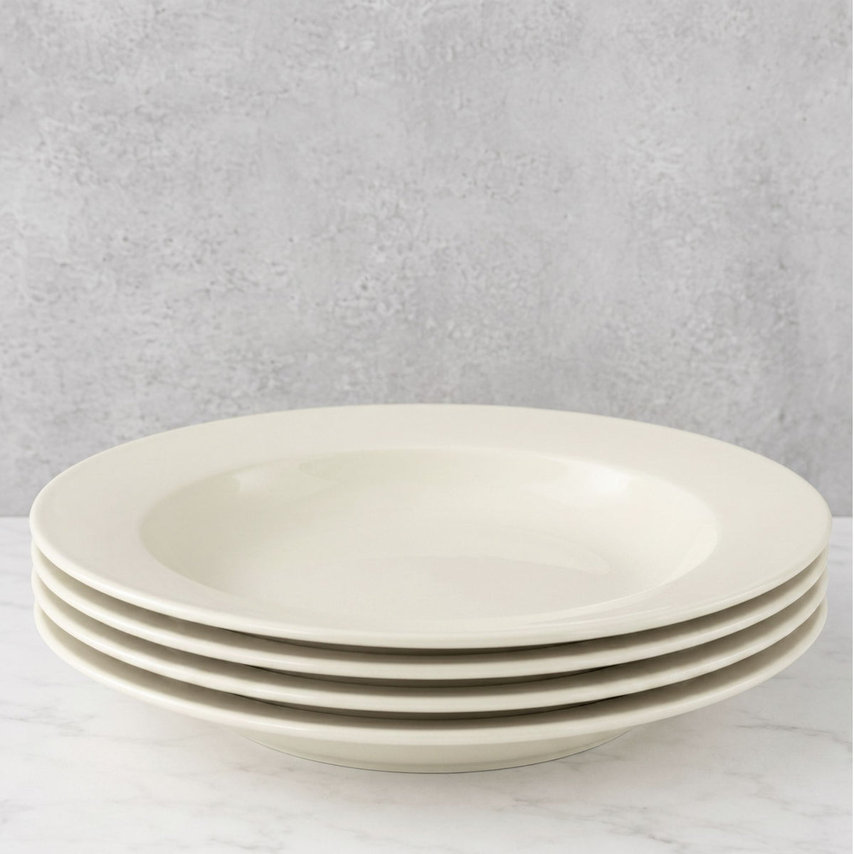 Set 6 Platos Soperos Porcelana Windsor 29.8 cm – Marfil
