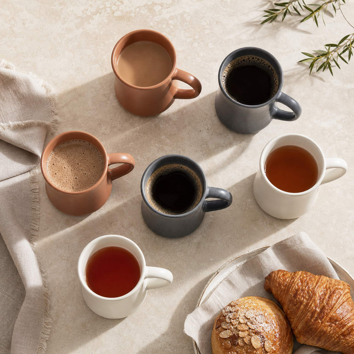 Set 6 Mug Sakae 500 ml Cerámica