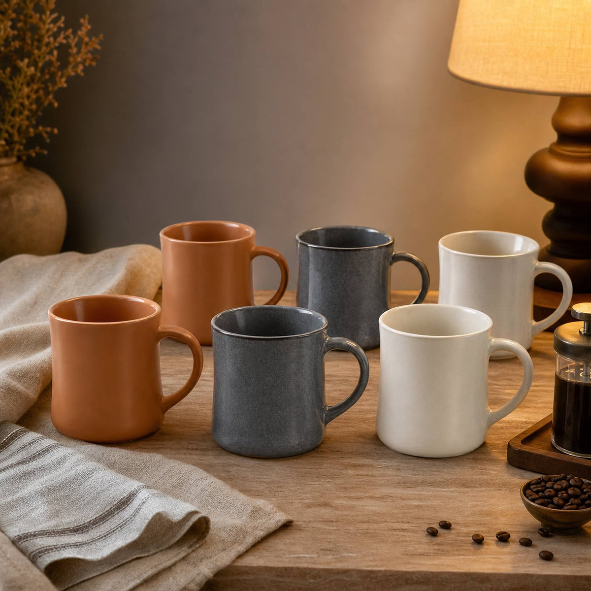 Set 6 Mug Sakae 500 ml Cerámica