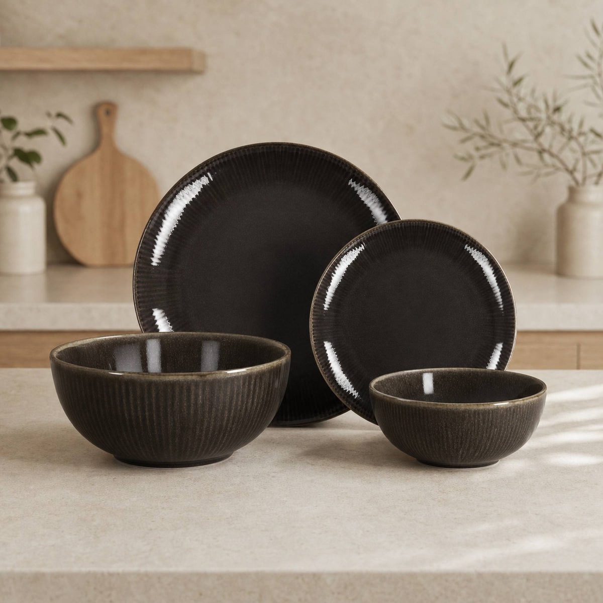Set Vajilla Salzburgo 24 Piezas Cerámica