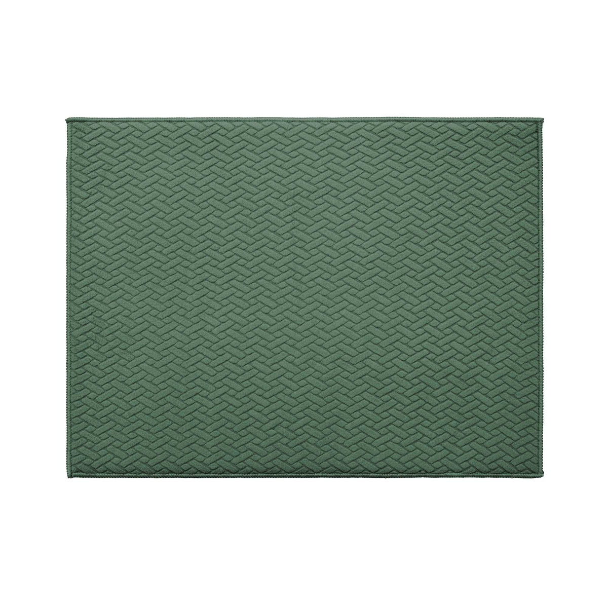Kit Cocina Absorbente 4 Piezas: 2 Tapete Secaplatos + 2 Paños Algodón — Verde Olivo