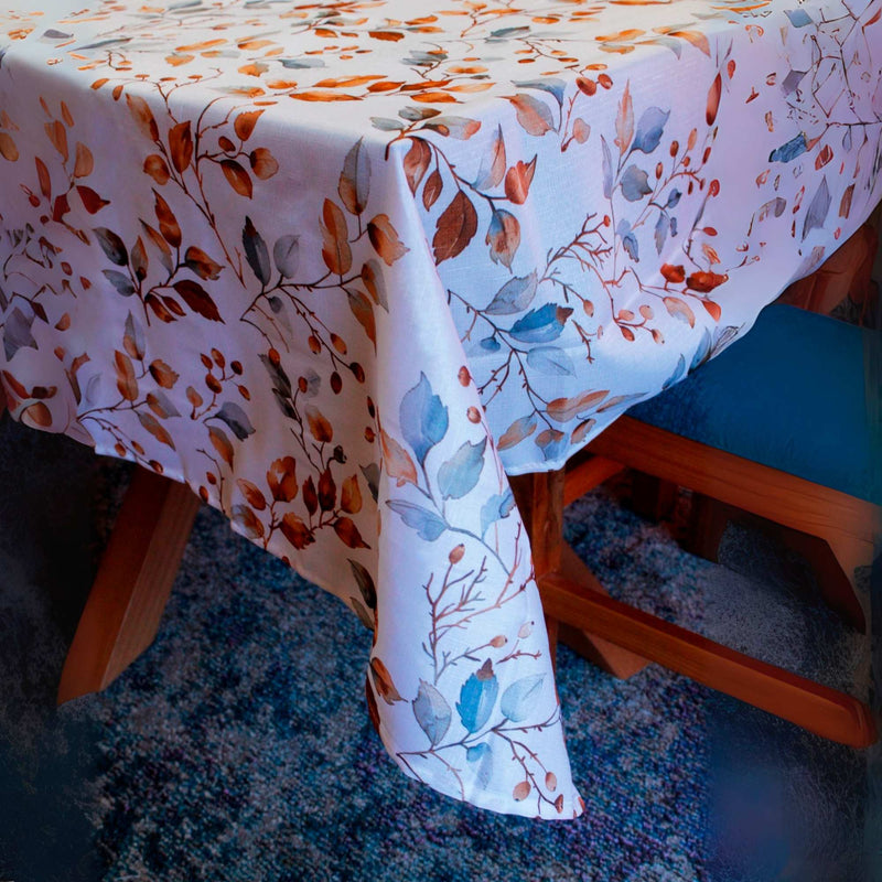 Set 2 Manteles Antimanchas Silvestre y Natural 160x220 cm