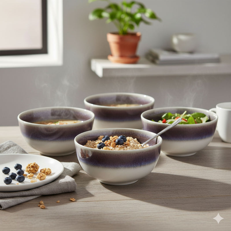 Set 4 Bowls Cerámica Praga - Loza granel