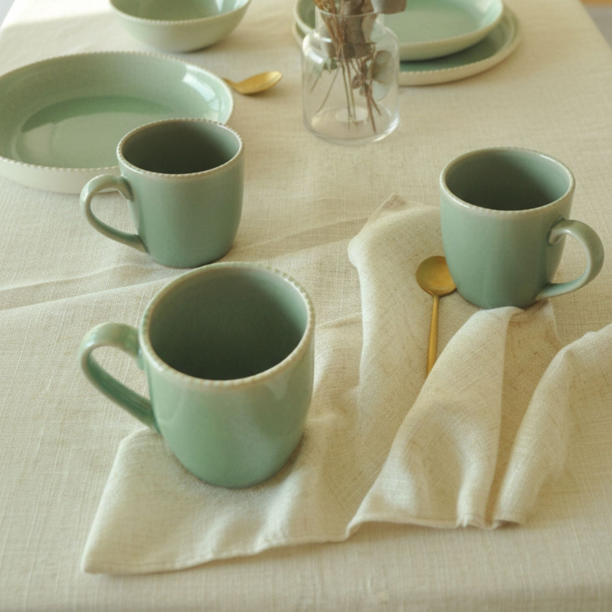 Set 4 Tazas Cerámica Sevilla - Loza granel