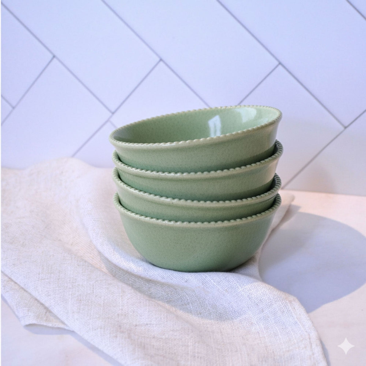 Set 4 Bowls Cerámica Sevilla 16 cm - Loza granel