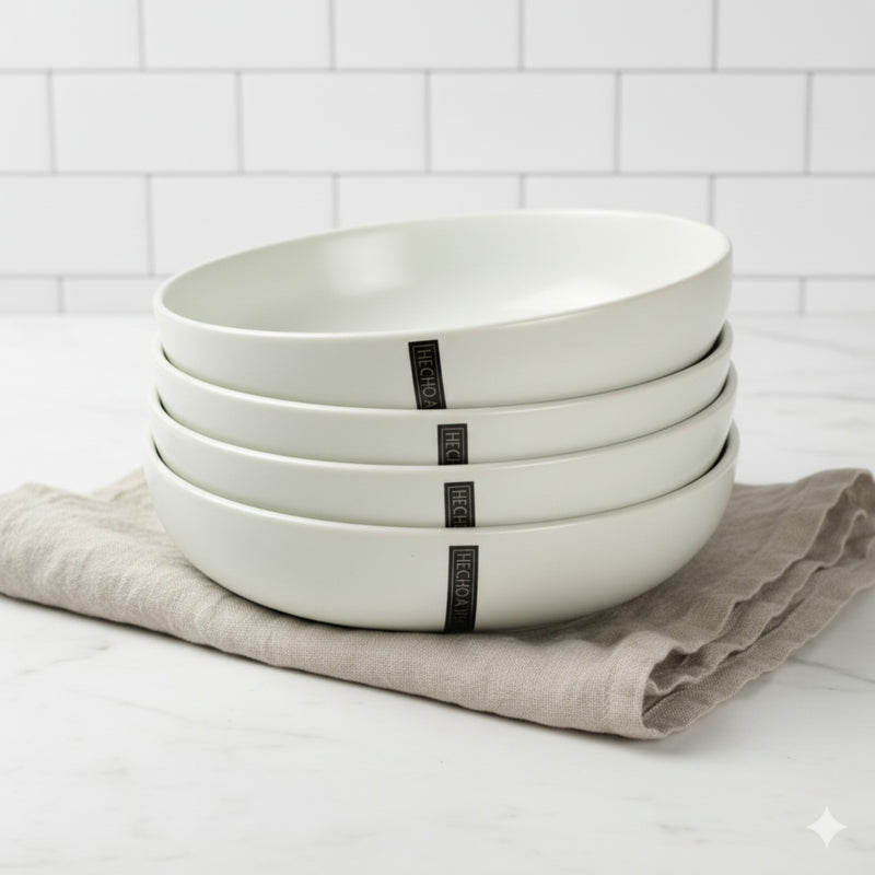 Set 4 Bowls Soperos Cerámica Melimoyu - Loza granel