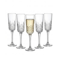 Set 6 Copas Espumante Talladas 180 ml