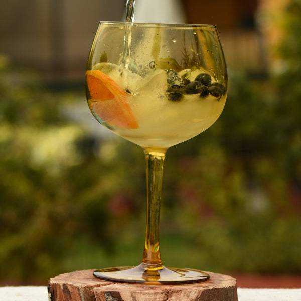 Set 6 Copas Gin 600ml Ulm ambar - Decoexpress