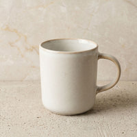 Set 6 Tazas Mug Cerámica Luxor 380 ml — Esmalte Reactivo Arena Acabado Artesanal