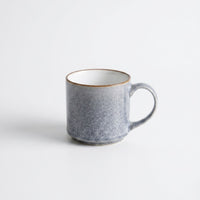Set 6 Tazas Mug Cerámica Uyuni 500 ml XL — Barril Bicolor Borde Dorado