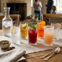 Set 4 Vasos Tallados Longdrink 500 ml