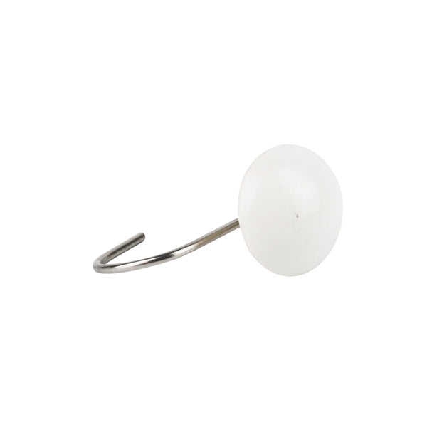 Set Ganchos Poliresina Blanco - Decoexpress