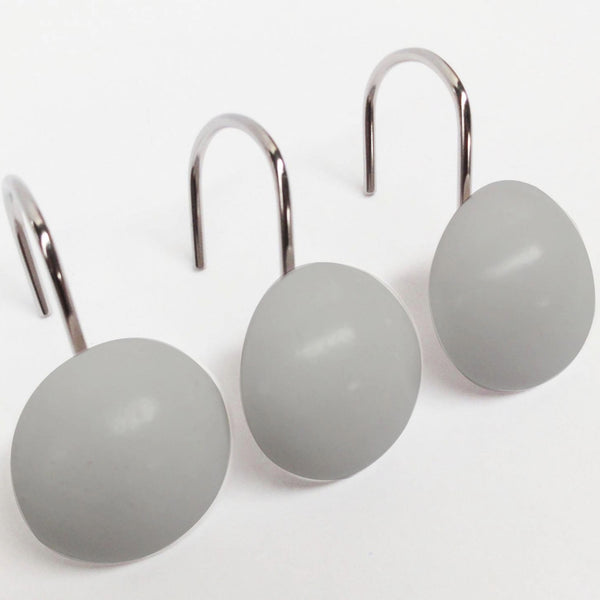 Set Ganchos Poliresina Gris - Decoexpress