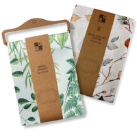 Set 2 Manteles Antimanchas Silvestre y Botanico 130x180 cm