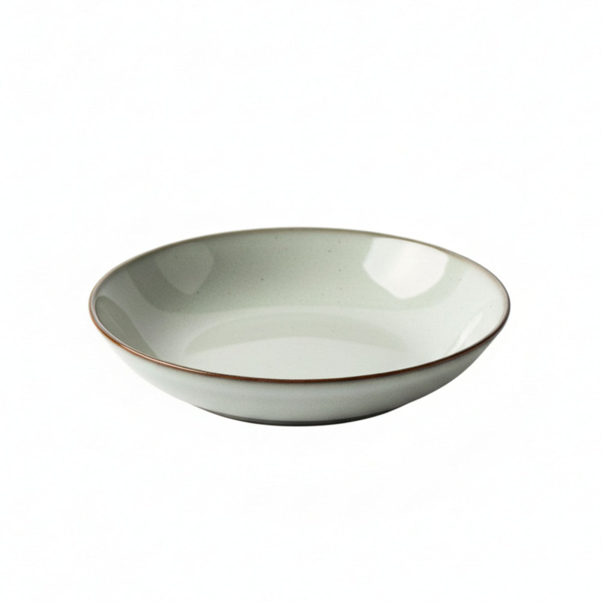 Set 4 Bowls Soperos Cerámica Borde Beige - Loza granel