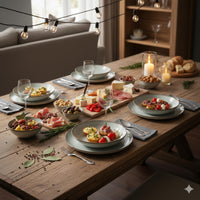 Set 4 Bowls Soperos Cerámica Borde Beige - Loza granel