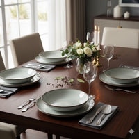 Set 4 Bowls Soperos Cerámica Borde Beige - Loza granel