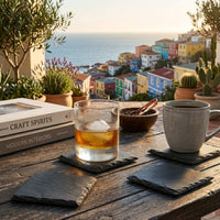 Set 4 Posavasos Pizarra - 10cm