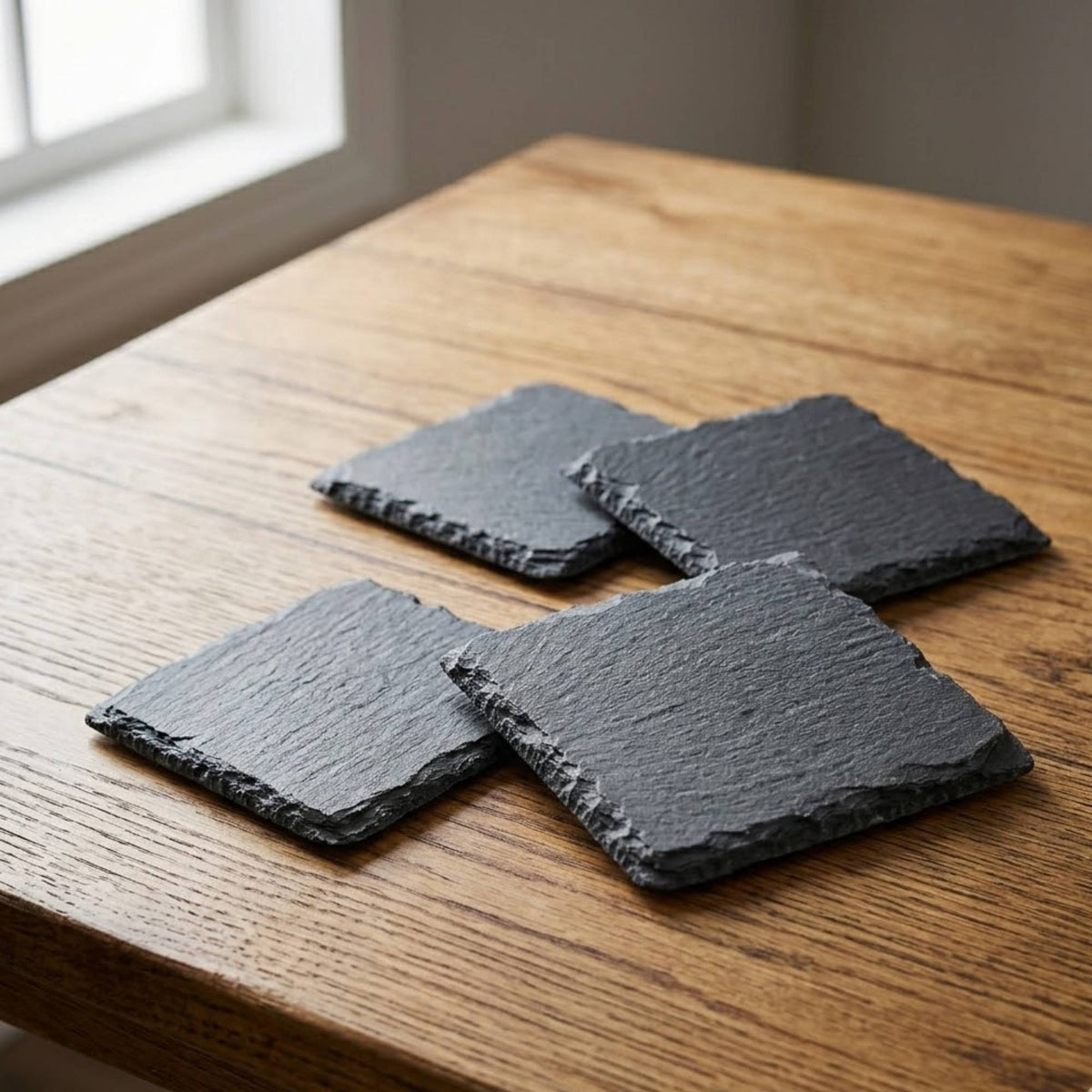 Set 4 Posavasos Pizarra - 10cm