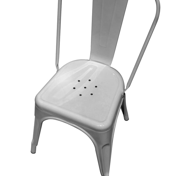 Silla Metálica Tolix Plateada - Decoexpress