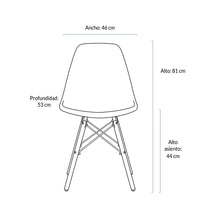 Pack 4 Sillas Eames Gris
