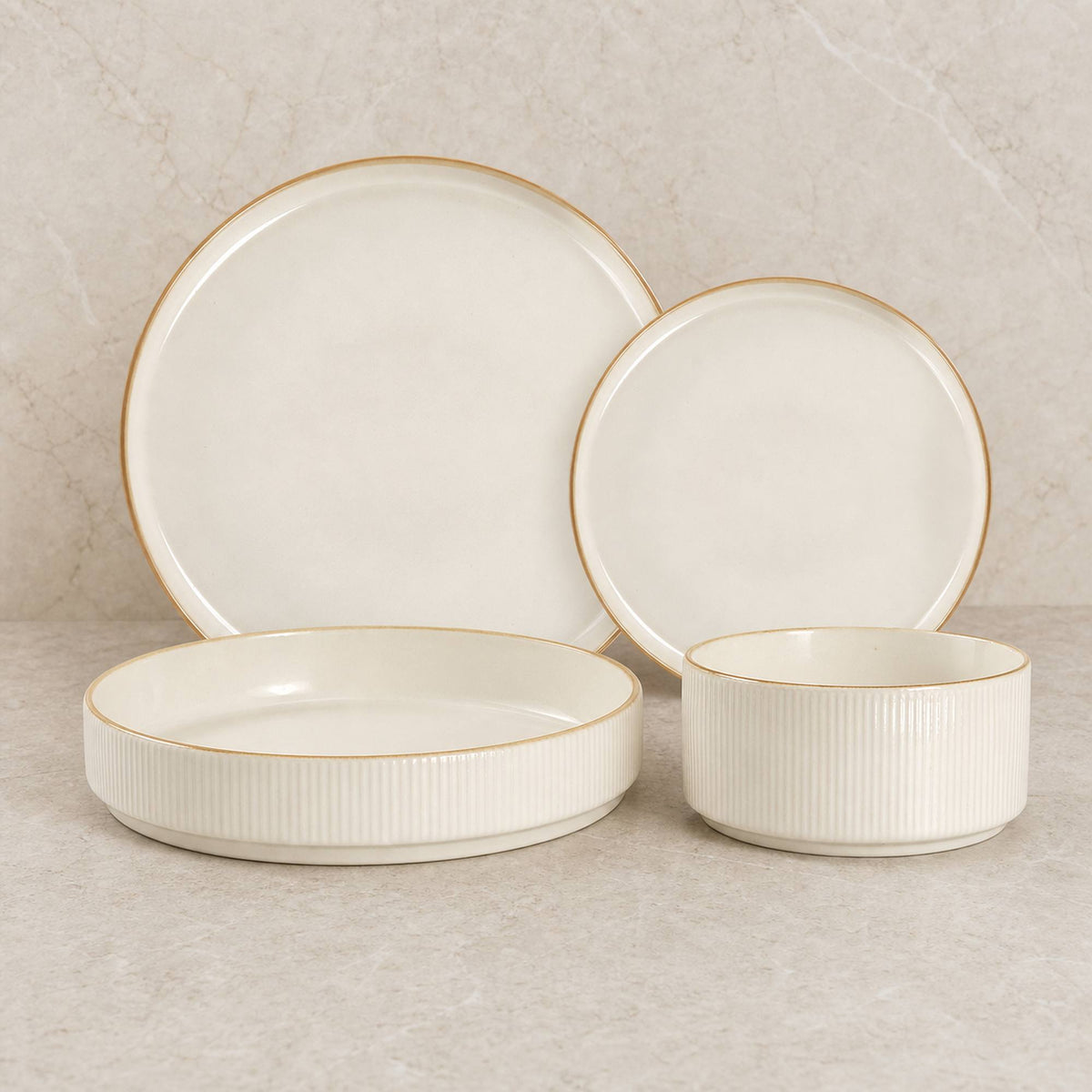Set Vajilla Siracusa 24 Piezas Cerámica