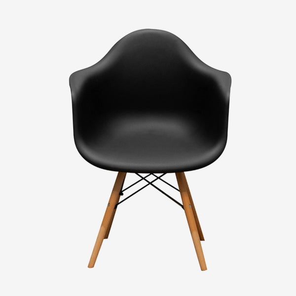 Silla de comedor Eames Negra - Decoexpress