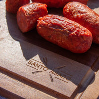 Set Parrillero Tabla + Cuchillo Y Pincho Santo Asado Para Parrilla