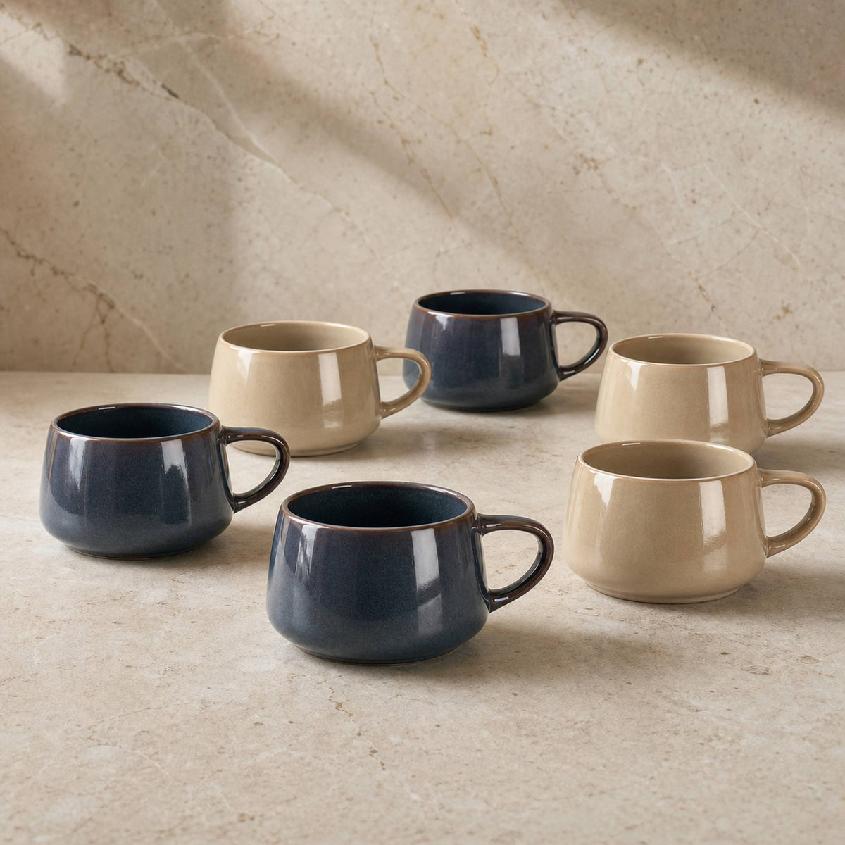 Set 6 Mug Taipei 470 ml Cerámica