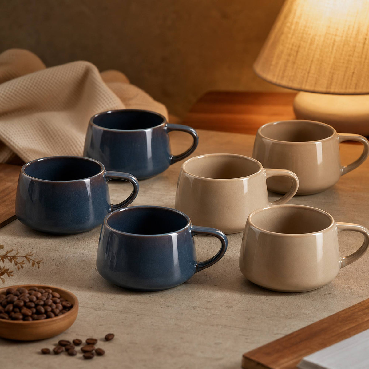 Set 6 Mug Taipei 470 ml Cerámica
