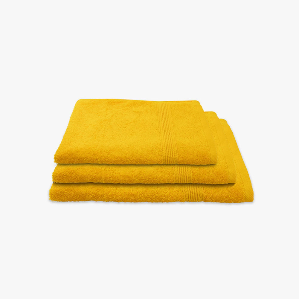 Sabana de baño - 100% Algodon 550grs 90x150cm Ultra absorbente Mostaza