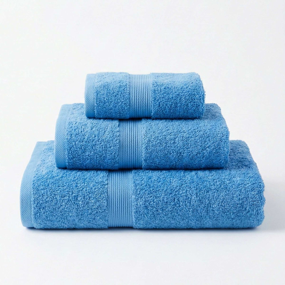 Sabana de baño - 100% Algodon 550grs 90x150cm Ultra absorbente Celeste