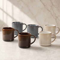 Set 6 Mug Vik 350 ml Cerámica