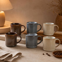 Set 6 Mug Vik 350 ml Cerámica