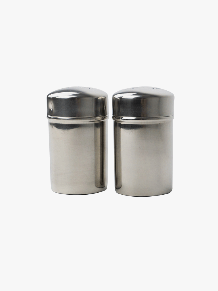 Set 2 Pcs. Salero Y Pimentero Inox.